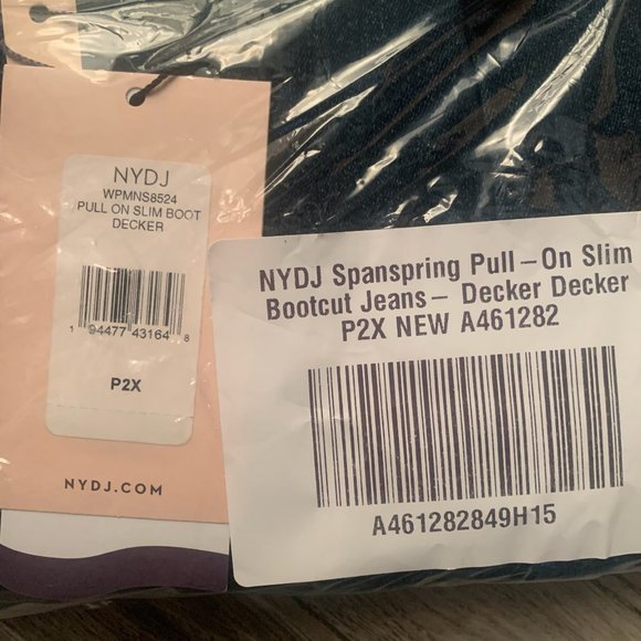 NWT NYDJ SPANSPRING PULL-ON SLIM BOOTCUT JEANS DECKER P2X (20WP-22WP) - Picture 6 of 7